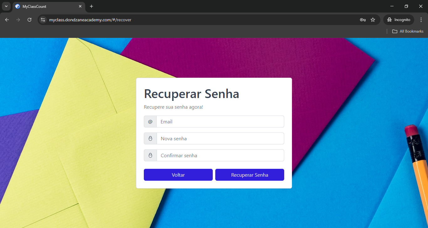Recuperar Senha